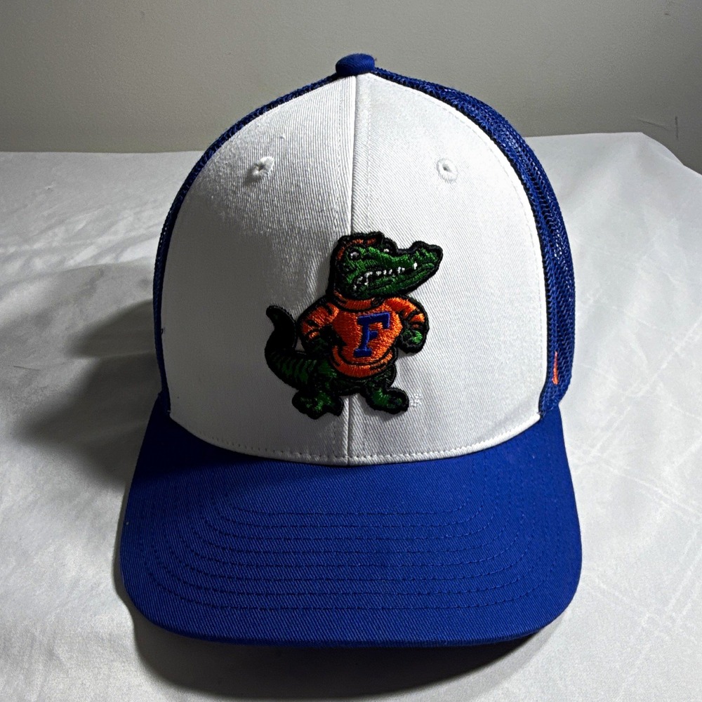 ’47 Florida Gators Mesh Trucker Snapback Cap Blue/White One Size
